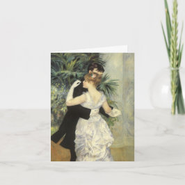 Vintage Wedding Danke, City Dance von Renoir Dankeskarte