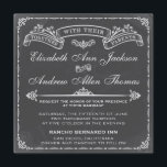 Vintage Wedding Einladung<br><div class="desc">Diese Ankündigung der Hochzeitsfeier ist perfekt für jede traditionelle, formelle, rustikale oder Vintage Hochzeit. Der Scrollbanner und Rahmen haben ein Blatt Motiv. Die Rückseite hat einen Platz für Ihr Monogramm. Passen Sie Ihren eigenen Text an. Bitte Karo in meinem Shop für verschiedene Farben und verwandte Gegenstände, die zu dieser Karte...</div>