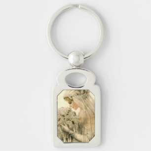 Vintage Wedding Elegante Bride Schlüsselanhänger