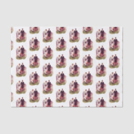 Vintage Wedding Family Portrait Brautparty Geschen Seidenpapier