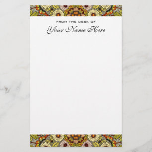 Vintage Wedding, Garden Blume Blumenschmetterlinge Briefpapier