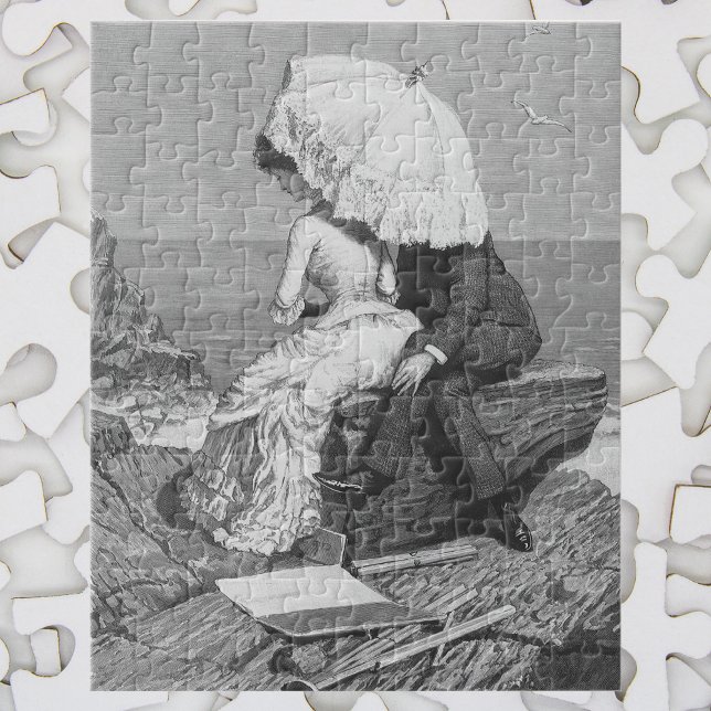 Vintage Wedding, Neuauflage am Strand Puzzle (Von Creator hochgeladen)