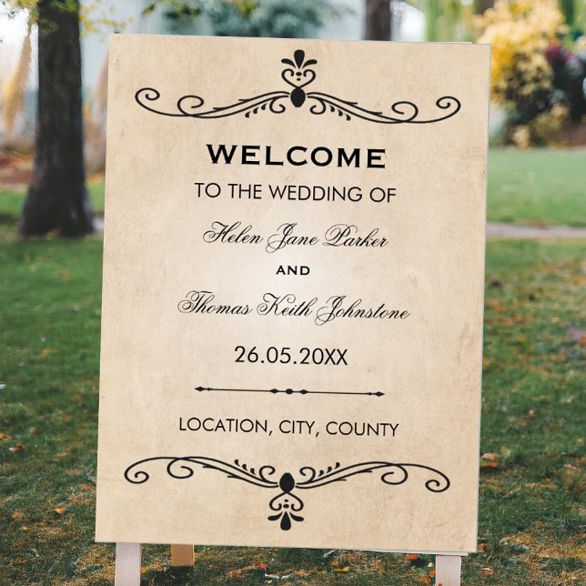 Vintage Wedding Poster (Von Creator hochgeladen)