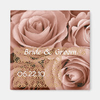 Vintage Wedding Rose Bouquet mit Lace