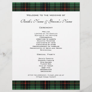 Vintage Wedding, Tartan Davidson Modernes Muster