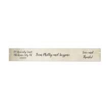 Vintage Wedding Theme Aged Parchment Vielen Dank