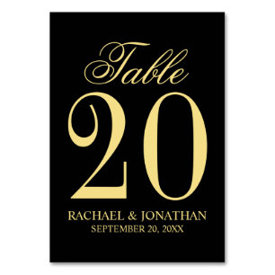 Vintage Wedding Tischnummer