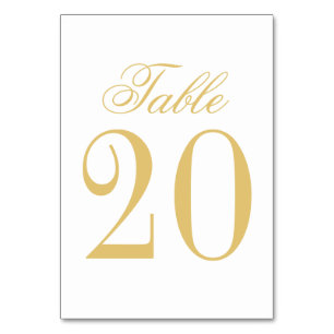 Vintage Wedding Tischnummer