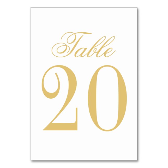 Vintage Wedding Tischnummer (Vorderseite)