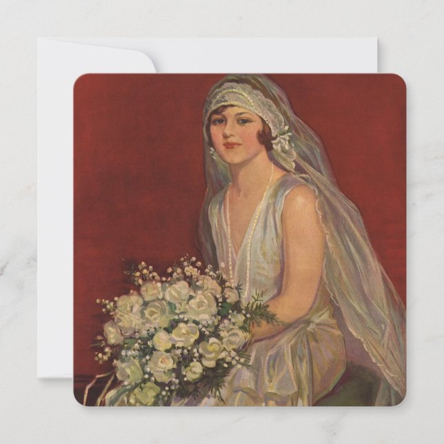 Vintage Wedding, Viktorianisch Bride Bridal Portra (Vorderseite)