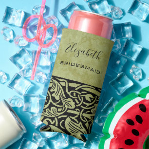 Vintage Wedding, Viktorianische Blume Blumenrolle Selters Dosenkühler