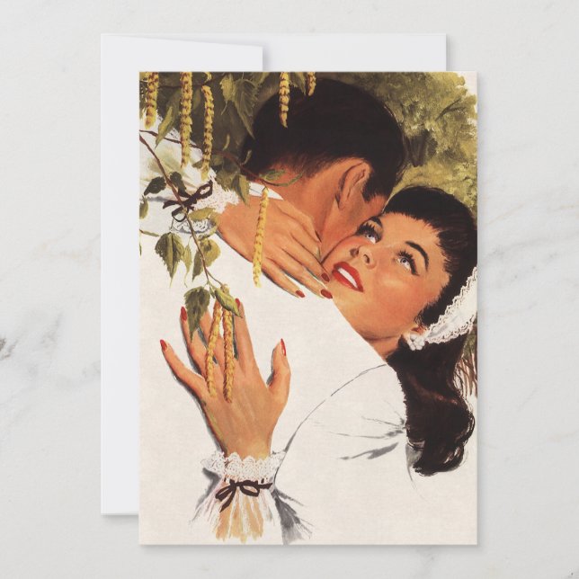 Vintage Wedding Vorschlag, Engagement Party (Vorderseite)