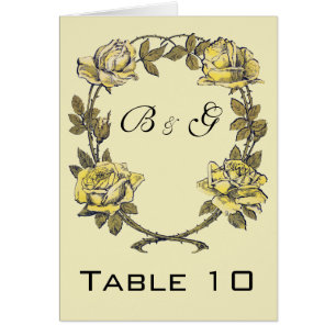 Vintage Wedding, Yellow Antique Garden Rose Kranz