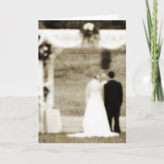 Vintage Wedding Zeremonie Danke