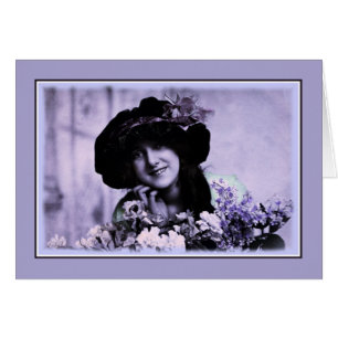 Vintage weiche GrenzGlamourdamen-Hut-Blumen