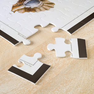 Vintage Weichtiere und Schnecken, Meeresorganismen Puzzle