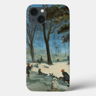 Vintage Weihnachten, Central Park im Winter Glacke Case-Mate iPhone Hülle