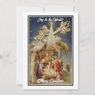 Vintage Weihnachten der Geburt I Klassische Religi