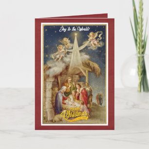 Vintage Weihnachten der Geburt I Klassische Religi
