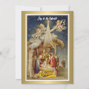 Vintage Weihnachten der Geburt I Klassisches Relig