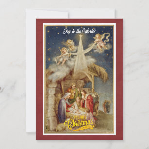 Vintage Weihnachten der Geburt I Klassisches Relig