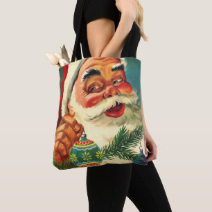 Vintage-Weihnachten, fröhlicher Retro-Santa Claus