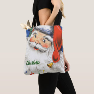Vintage Weihnachten, fröhlicher Weihnachtsmann mit