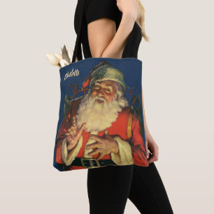 Vintage Weihnachten, fröhlicher Weihnachtsmann mit