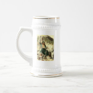 Vintage Weihnachten, Geist der gegenwärtigen Weihn Bierglas