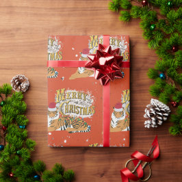Vintage Weihnachten Geschenkpapier