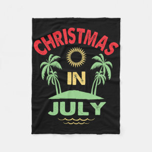 Vintage Weihnachten im Juli Sommer-Strandparty Fra Fleecedecke
