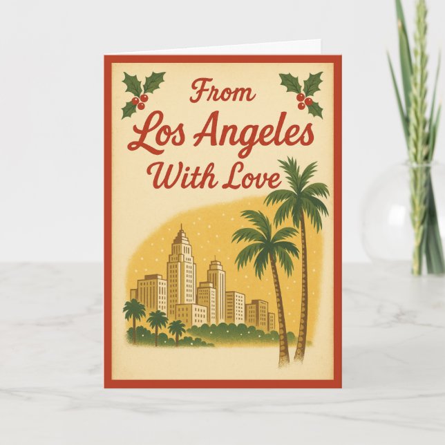 Vintage Weihnachten in Los Angeles (Vorderseite)