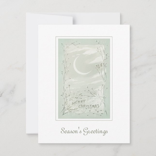 Vintage Weihnachten Karte (Vorderseite)