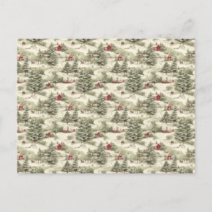 Vintage Weihnachten Land Winterlandschaft
