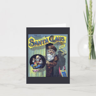 Vintage Weihnachten, Santa Claus Cover Art Danke