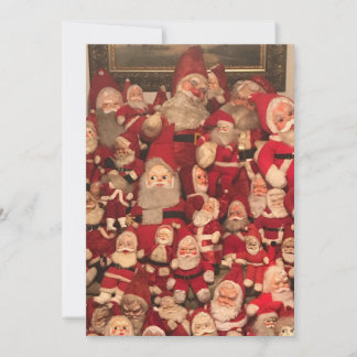 Vintage-Weihnachten Santa Claus Feiertagskarte