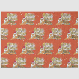 Vintage Weihnachten Seidenpapier