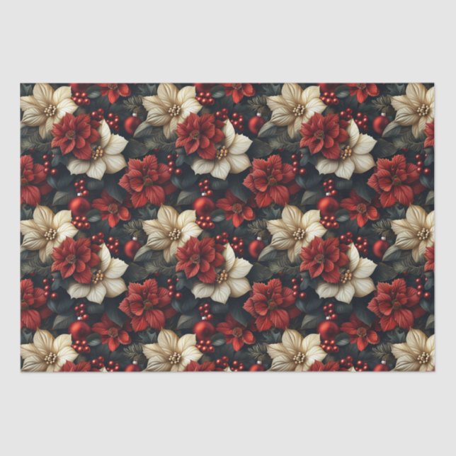 Vintage Weihnachten Seidenpapier (Vorderseite)