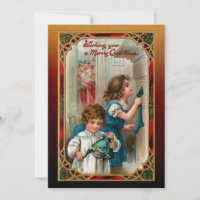 Vintage Weihnachten und Kinder