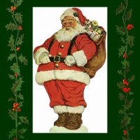 Vintage Weihnachten, viktorianischer Weihnachtsman