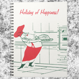 Vintage Weihnachten, Weihnachtsmann Koch und Truth Notizblock