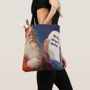 Vintage Weihnachten, Weihnachtsmann Naughty Nice L