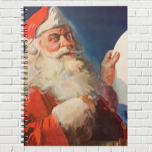 Vintage Weihnachten, Weihnachtsmann Naughty Nice L