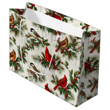 Vintage Weihnachten Wintervögel