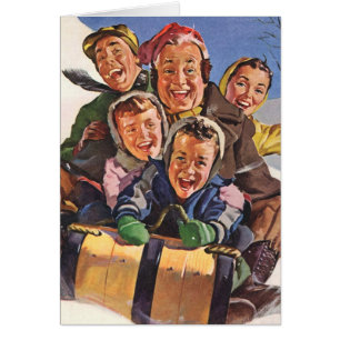 Vintage Weihnachts-Dankeschön