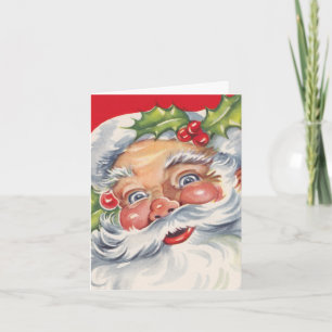 Vintage-Weihnachts-Dankeschön Dankeskarte
