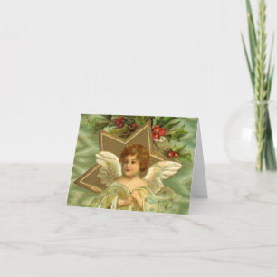 Vintage-Weihnachts-Dankeschön Dankeskarte