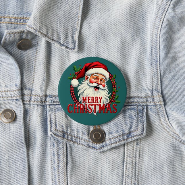 Vintage Weihnachts-Illustration Button (Beispiel)