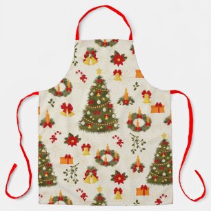 Vintage-Weihnachts-Schürze Schürze