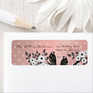 Vintage Weihnachtsadresse